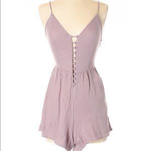 Purple Polk Dot Romper!!